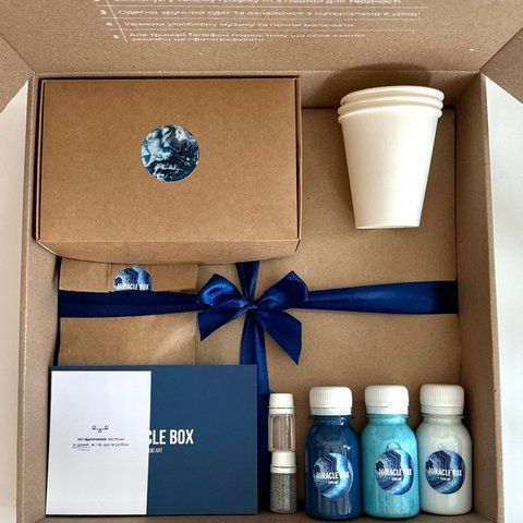 Набір fluid art box в кольорі Ocean Heart фото