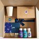 Fluid art box у кольорах знаку зодіаку Риби фото 1