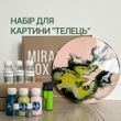 Fluid art box у кольорах знаку зодіаку Телець з епоксидною смолою та пальником фото